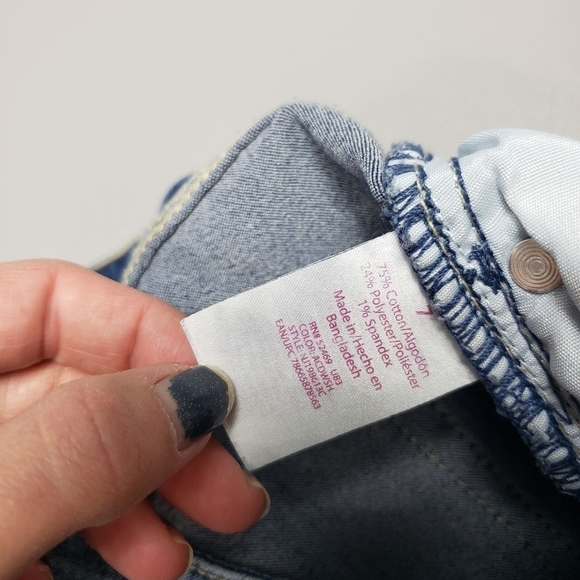 Nobo mid rise raw hem jean skirt size 7 - Picture 6 of 9